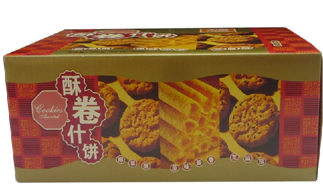 酥卷饼干彩盒定制